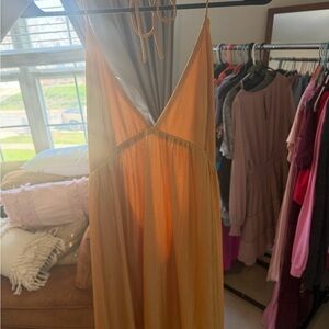 Superdown Shimmering Gold Dress